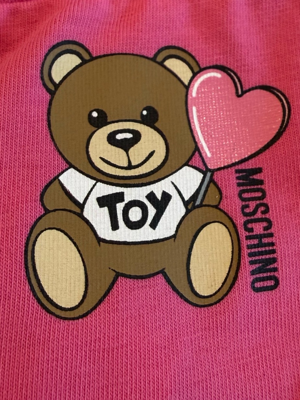 Moschino Pink Teddy Bear Graphic leggings. Size 3